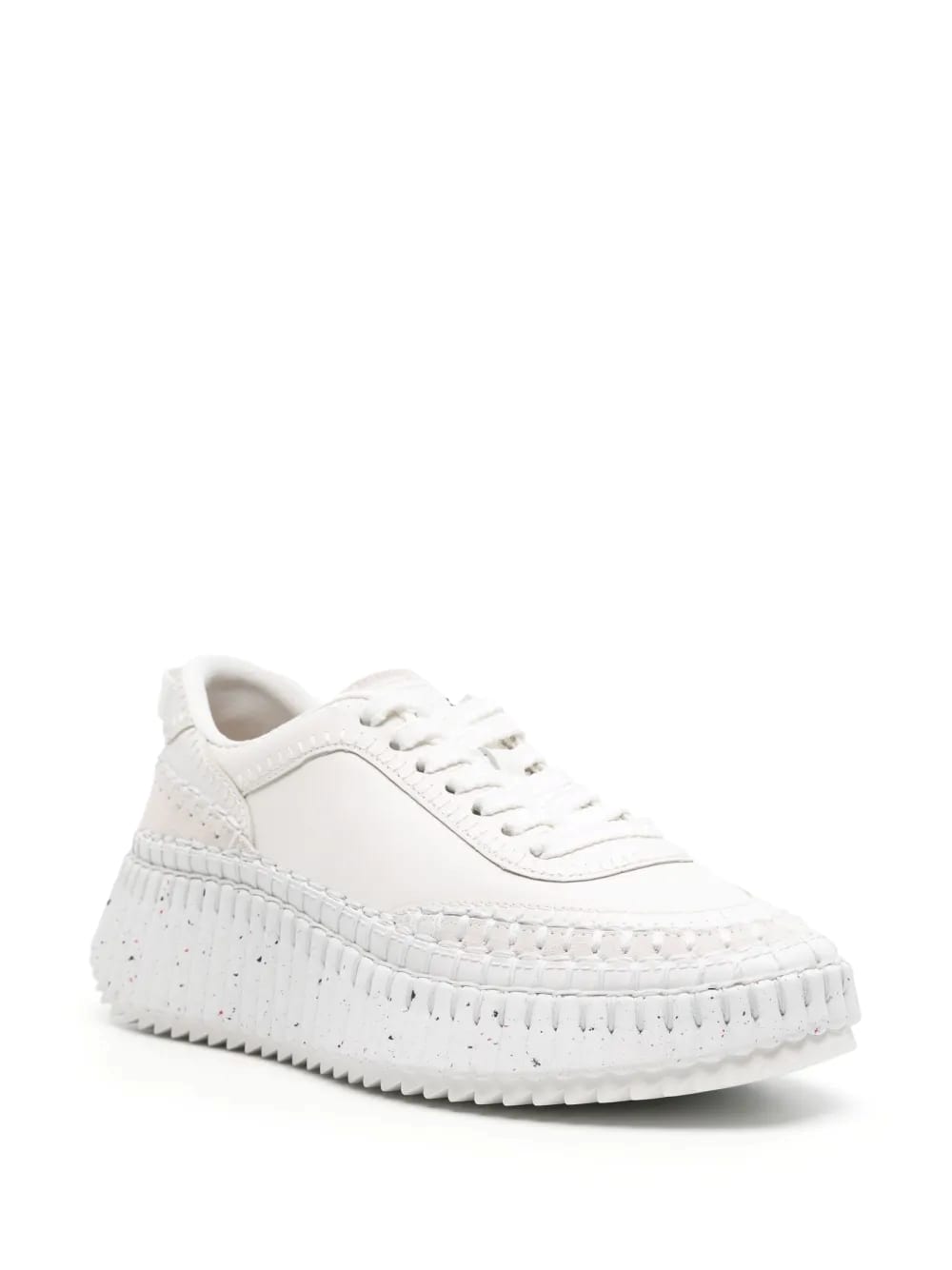 Chloe Nama whipstitch-detailed sneakers